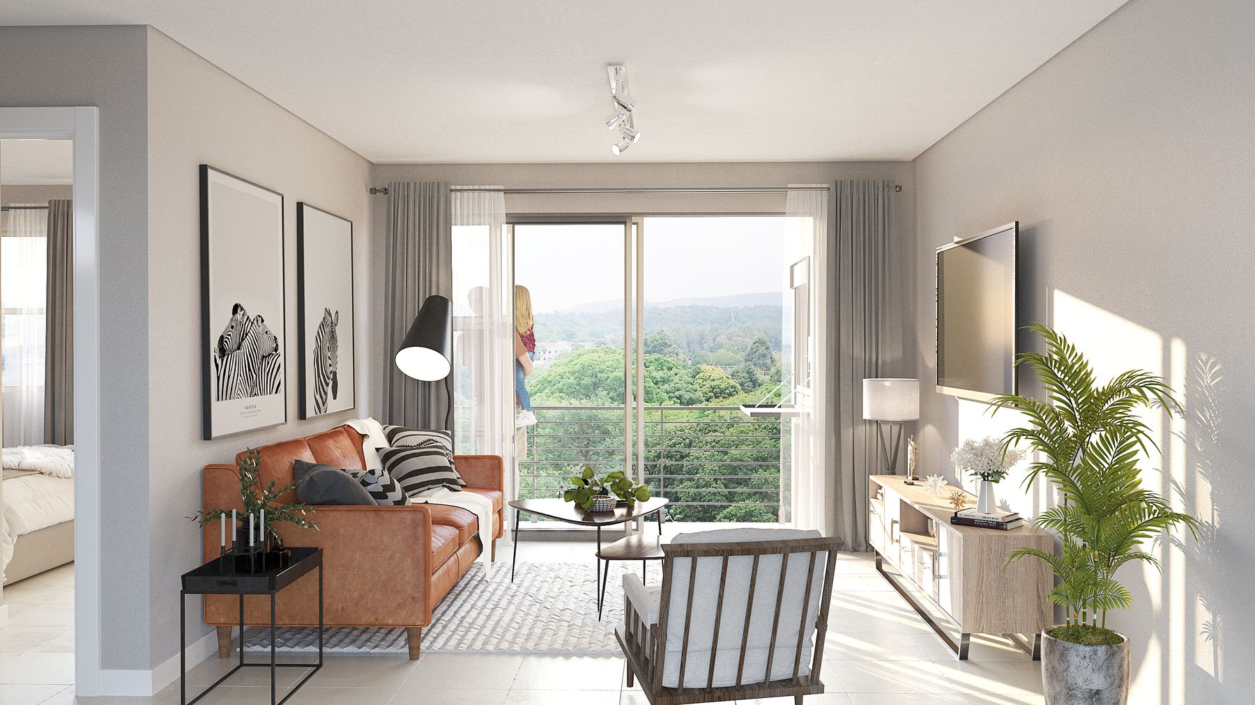 Club Junction apartment lounge, interior styling